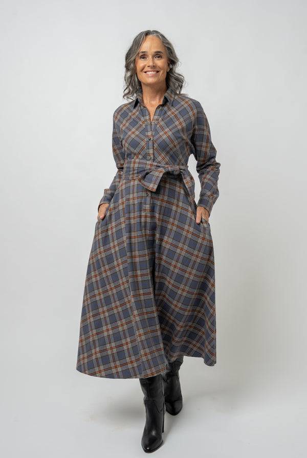 The Flannel Feminine Dress