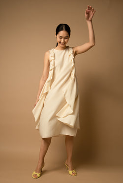 The Sateen Palindrome Dress